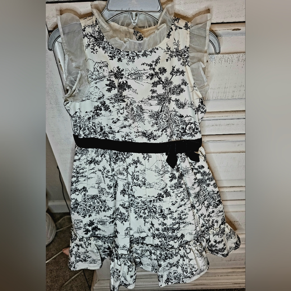 Janie and Jack Toile Girls Dress